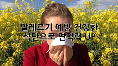 알레르기 예방: 건강한 식단으로 면역력 UP!